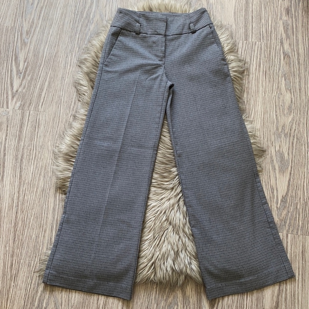 Le Chateau Houndstooth Wide Leg Pant - Picture 1 of 7